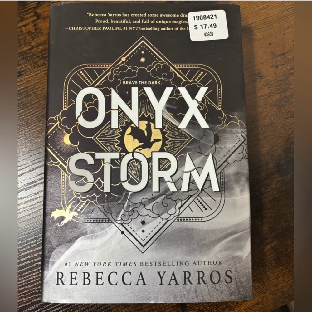Onyx Storm Hardcover Book